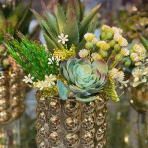 Pineapple Bowl Flower Pot Gold Home Decor Modern Plant Holder Pots Indoor