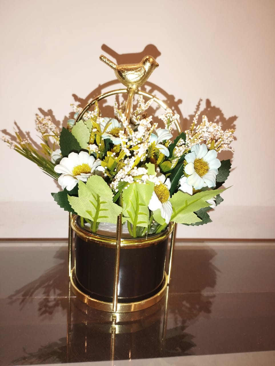 Table Top Flower Sparrow Vase - Image 6