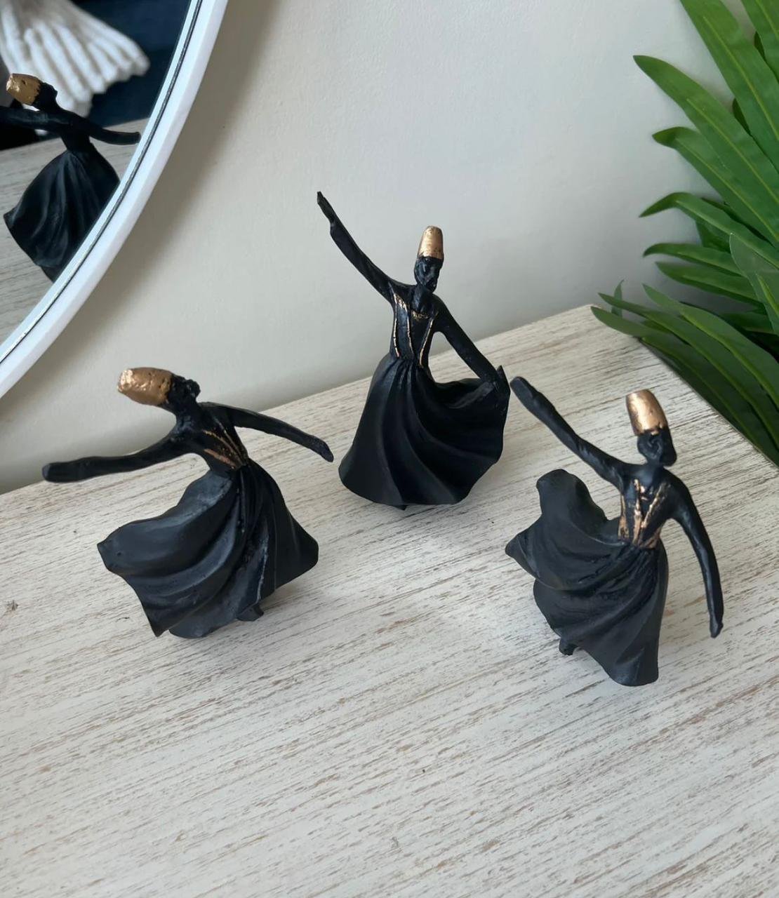 Sufi dancing figurine set