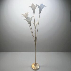 Golden Lily Bloom Floor Lamp