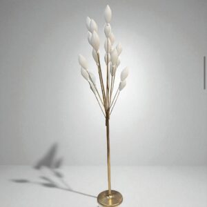 Golden Leaf Cluster Floor Lamp