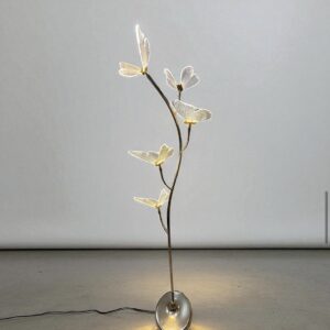 Golden Butterfly Glow Floor Lamp
