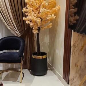 Cherry blossom peach colour with fiber planter 5.5 feet height