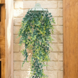 Wall hanging pot with vine
