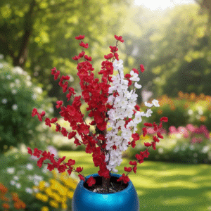 Cherry blossom red and white(without planter)