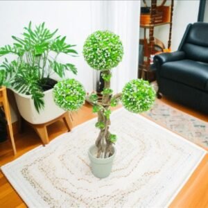 Artificial Triple Ball Topiary