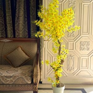 Artificial Yellow Blossom Tree