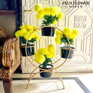 The Circular Hoop 4-Tier Plant Stand