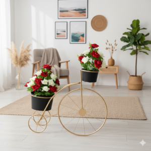 Bicycle with flowers