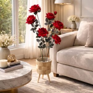 ​Boho Rose Tripod Floor Plant