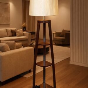 shelf floor lamp
