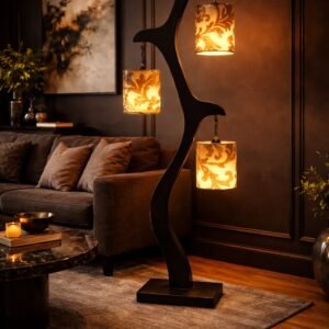 Aurora Cascade Designer Floor Lamp