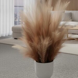 Nordic Tripod Planter with Luxe Pampas Grass