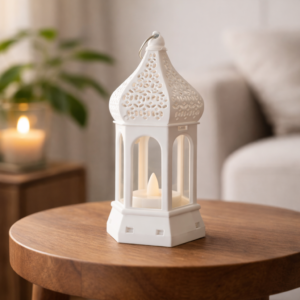 Elegant White Decorative Lantern