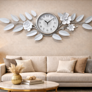 Floral Horizon Wall Clock