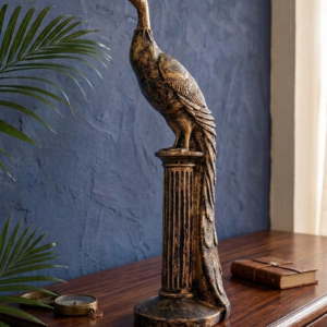 Peacock on Pillar Statue