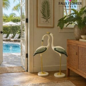 Elegant Flamingo Sculptures