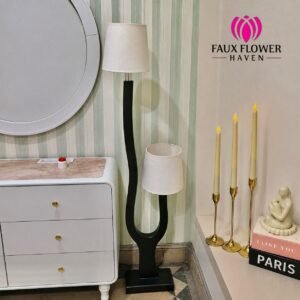 U-shaped floor lamp