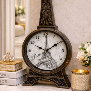 Parisian Eiffel Tower Clock