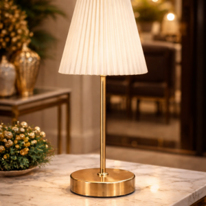 Pleated Shade Table Lamp