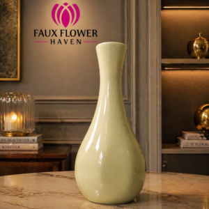 Elegant White Ceramic Vase