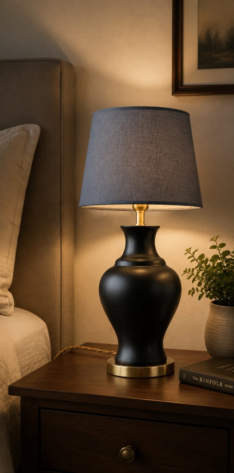 Midnight Elegance Table Lamp(pair)