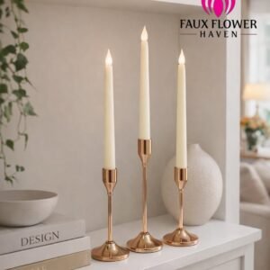 French Gold Candle Holders