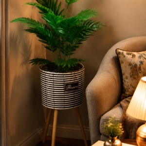 Stripe Palm Planter