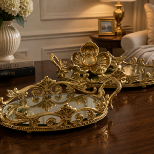 Royal Gold Mirror Tray