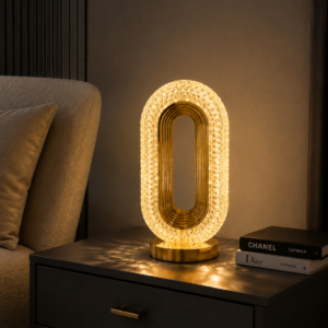 Luminara Oval Crystal Lamp