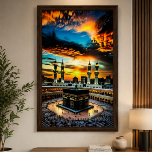 Serene Sunset at the Kaaba