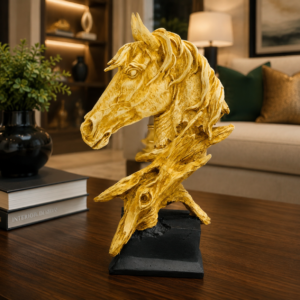 Golden Horse Sculpture