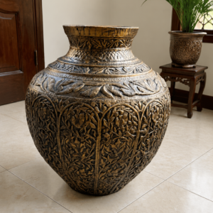 Traditional Embossed Bronze Antique