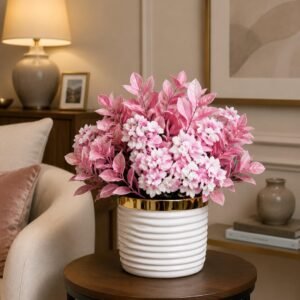 Blush Elegance Hydrangea Floral Arrangement