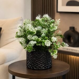 Ivory Blossom Decorative Plant