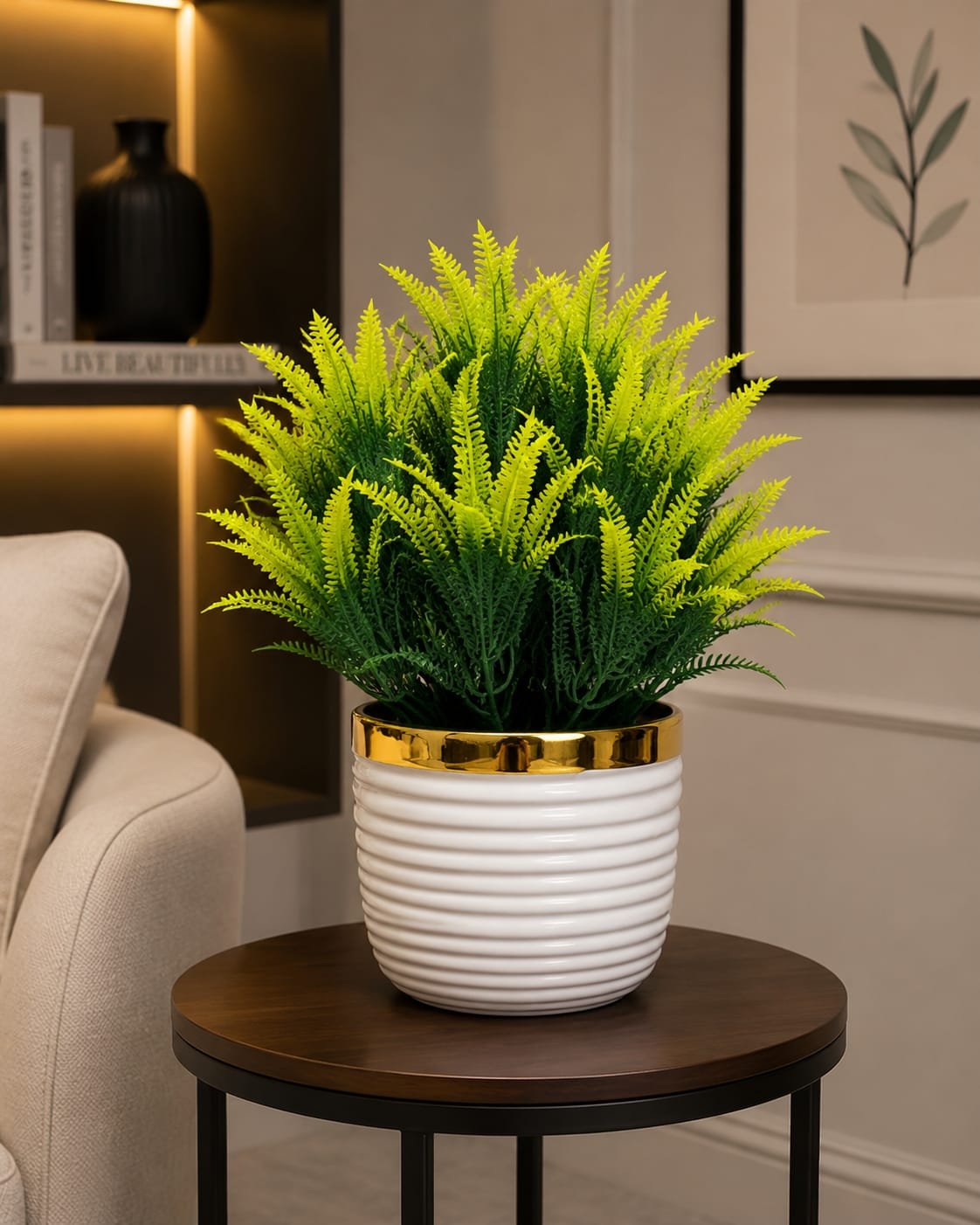 Lime Green Fern Plant