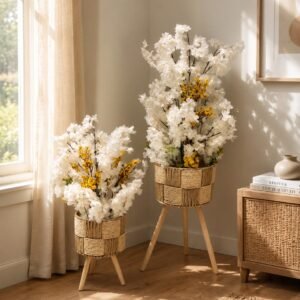 Elegant Woven Floral Arrangement