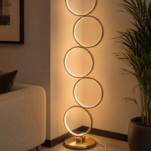 Interlocking Ring Floor Lamp