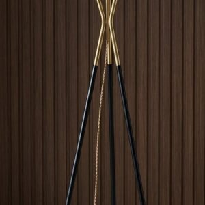 Luxurious Feather Tripod Floor Lamp