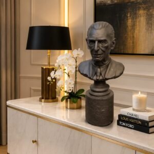 Classic Gentleman Bust Sculpture