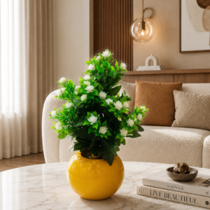 White Blossom Elegance Vase