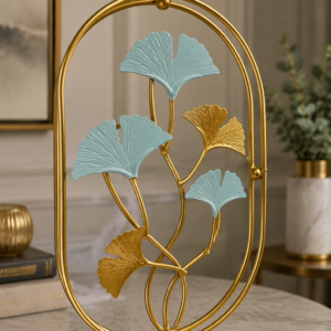 Golden Leaf Harmony Decor