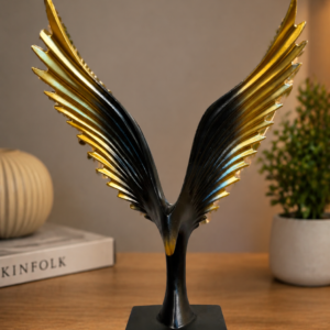 Golden Wing Sculpture Decor