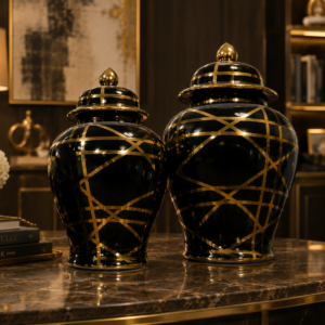 Royal Noir Vase Set