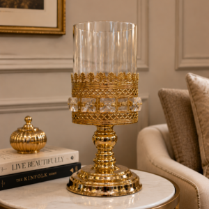 Golden Luxe Candle Holder