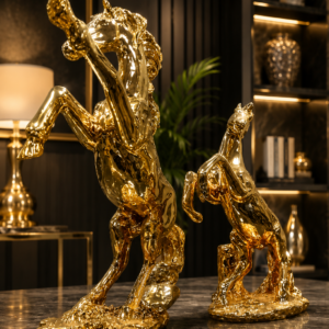 Golden Majesty Horse Set
