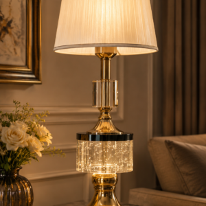 Crystal Luxe Table Lamp
