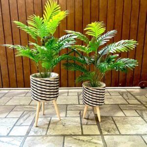 Artificial Palm Plant with planter set