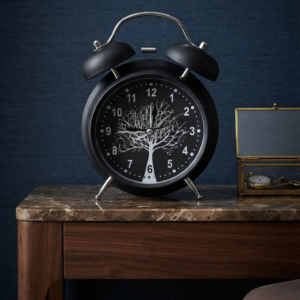 Tree of Life Twin Bell Alarm Clock