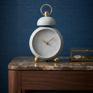 Retro Twin Bell Desk Clock